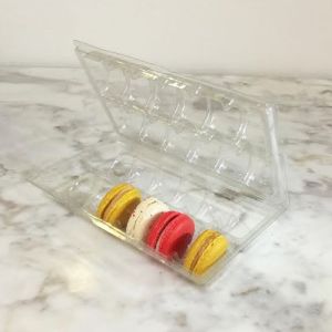 Clear Macaron Blister Box  for 12 Macarons - Pack of 20 Boxes